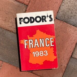 1983 Fodor's France Travel Guide Eiffel Tower Nightlife Provence Alps Paris